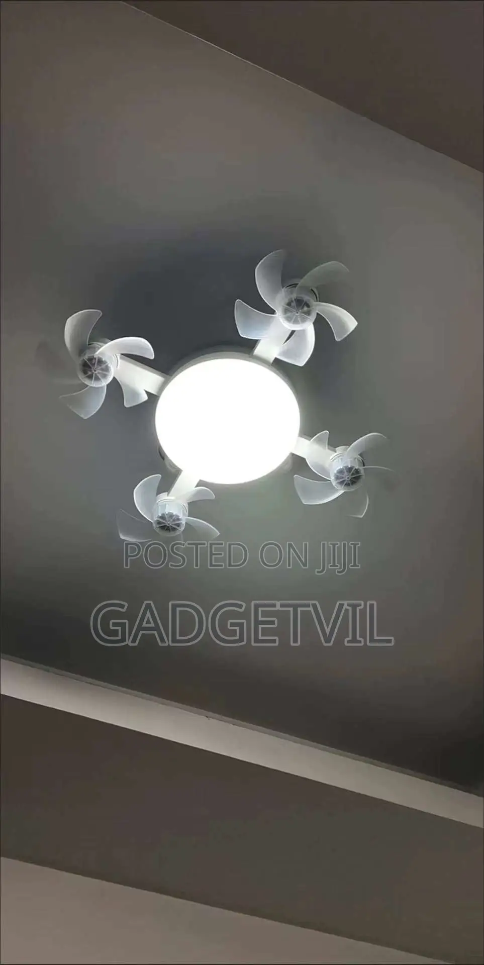 Drone Style Remote Controlled Smart Silent Ceiling Led Light Fan