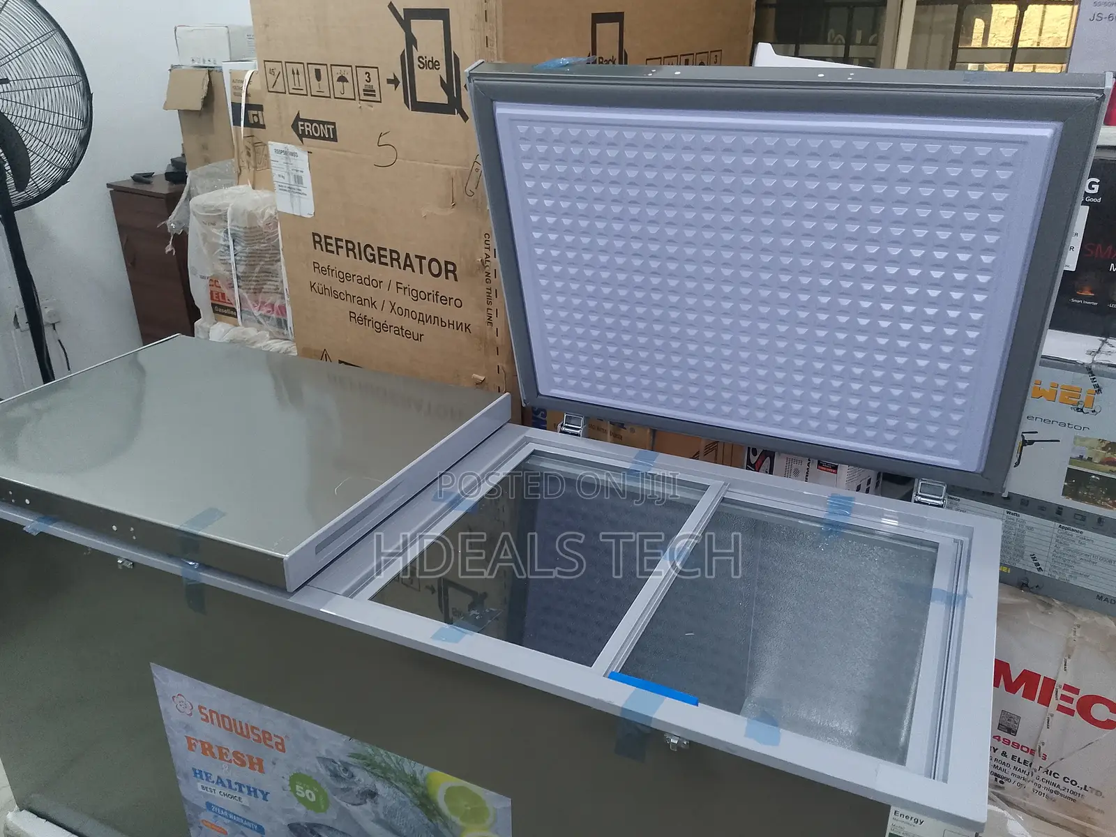Double Door Snowsea Chest Freezer(Bd 700) - Separator Inside