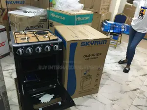 Skyrun 3 Burner Gas Cooker With 1 Hotplate