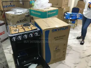 Skyrun 3+1 Gas Cooker With Glass Top