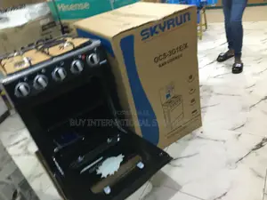 Skyrun Gas Cooker 3 Burners + 1 Electric Plate