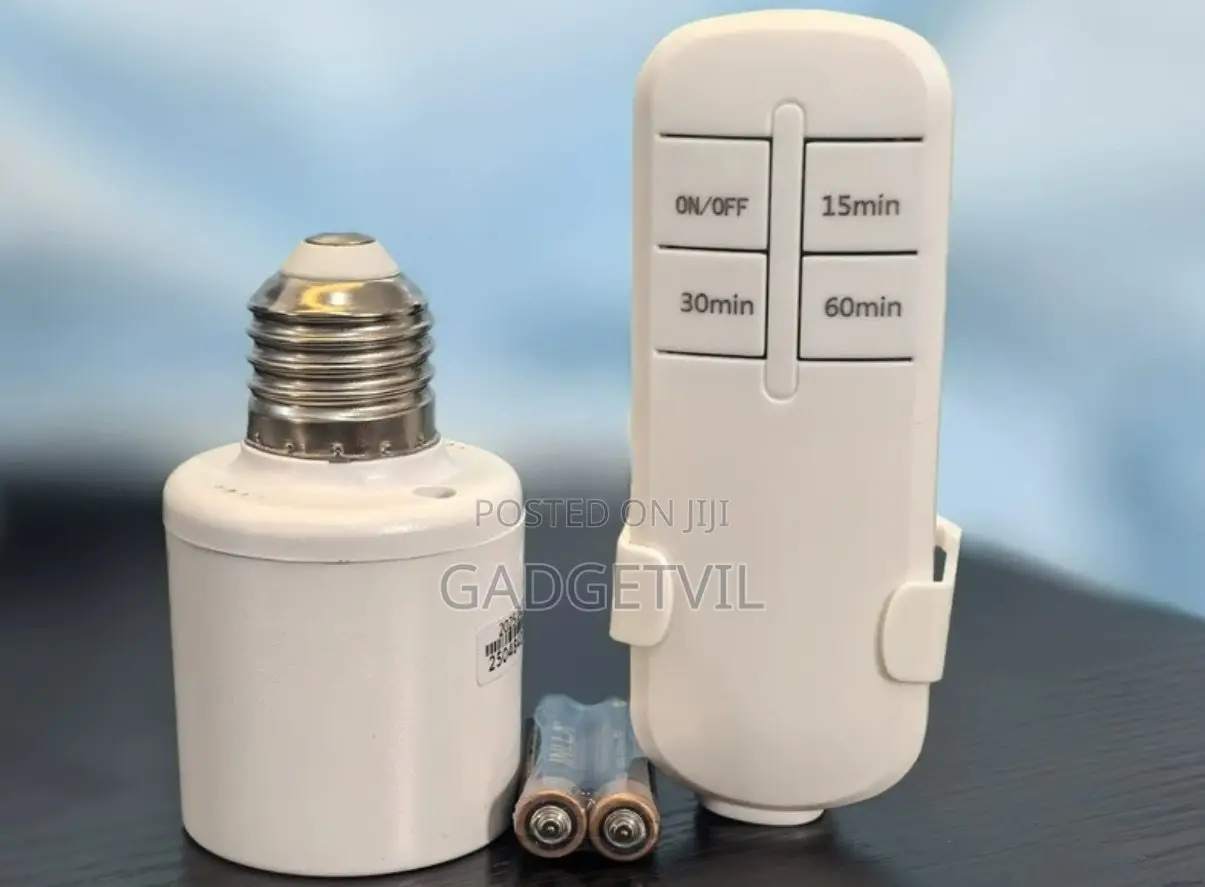 E27 Screw-in Wireless Remote Control Lamp Holder