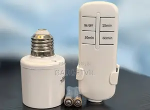 E27 Screw-in Wireless Remote Control Lamp Holder