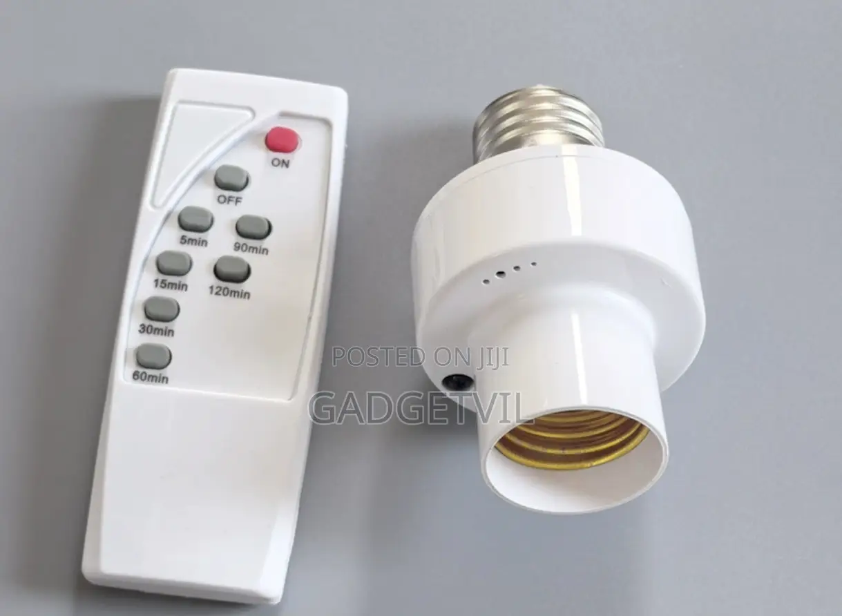 E27 Screw-in Wireless Remote Control Lamp Holder