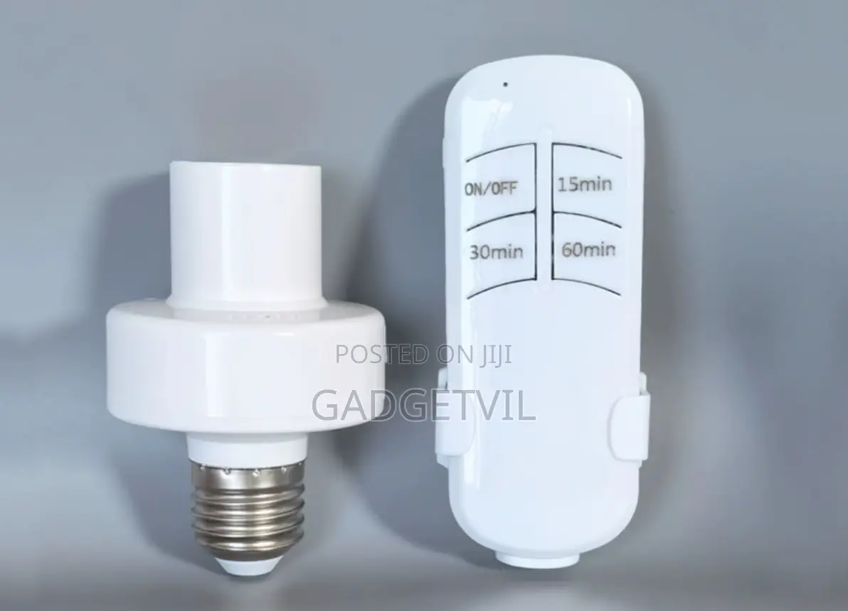 E27 Screw-in Wireless Remote Control Lamp Holder