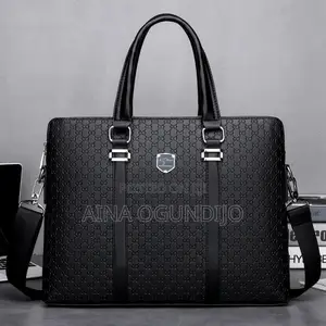 Designer Luxury Large Capacity Men’S Genuine Leather Office Bag