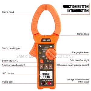 Victor 6050 Auto Range 2000a Ac/Dc Current Voltage Diode Clamp Meters