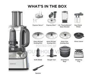 Kenwood Multipro Express Weigh+ All-in-1 System Food Processor.