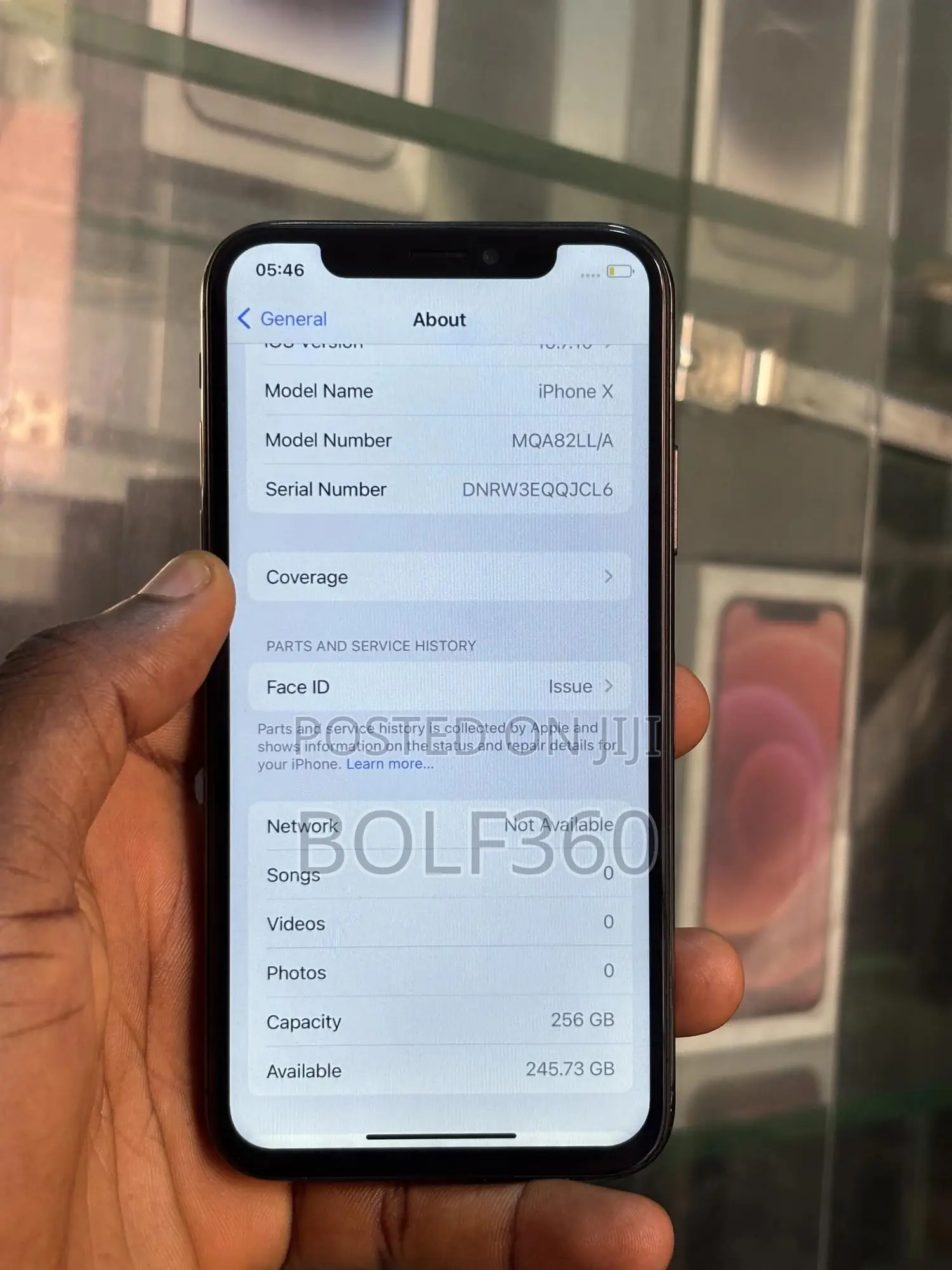 Apple iPhone X 256 GB Black