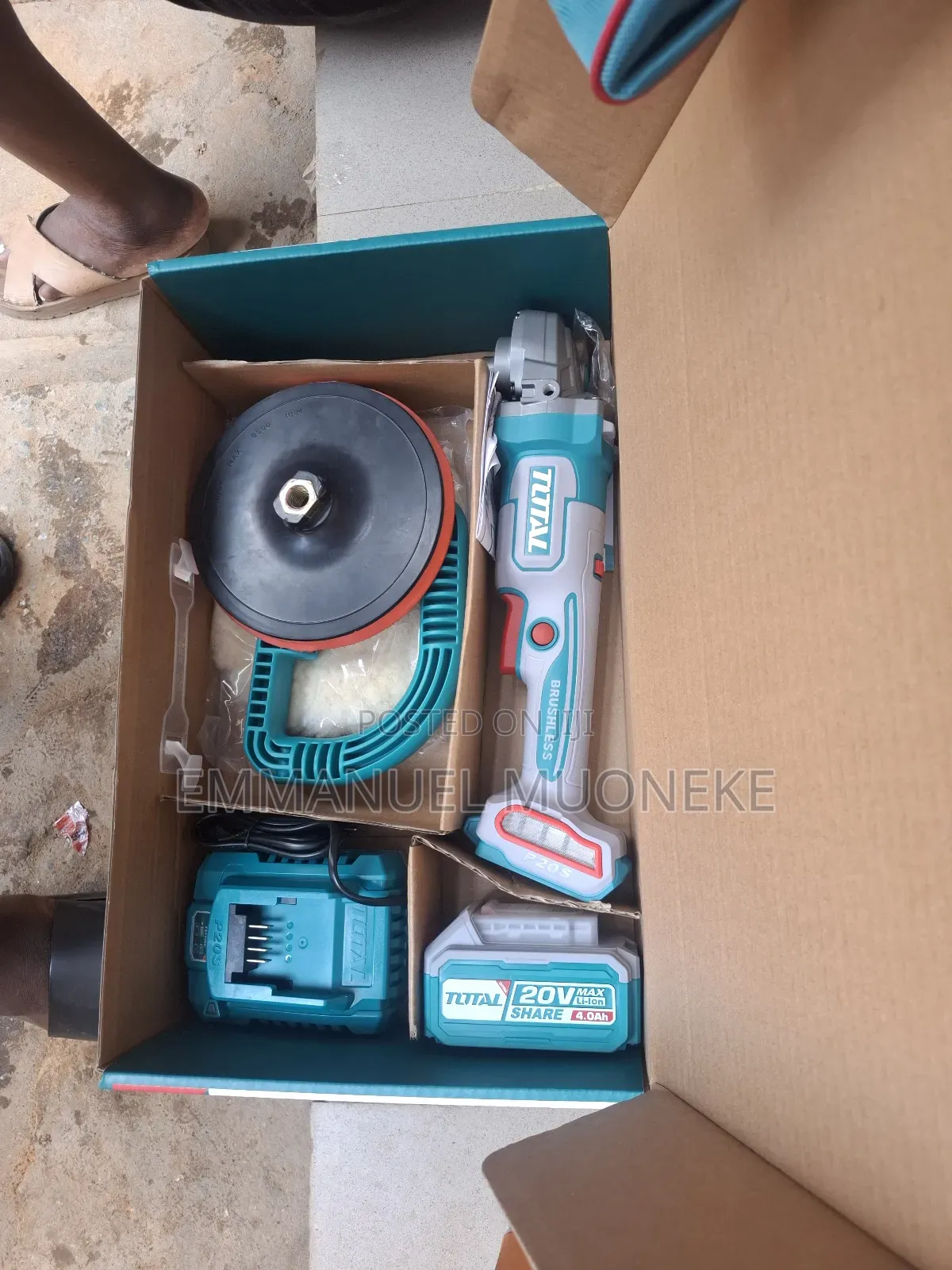 Total 20v Cordless Polisher Machine