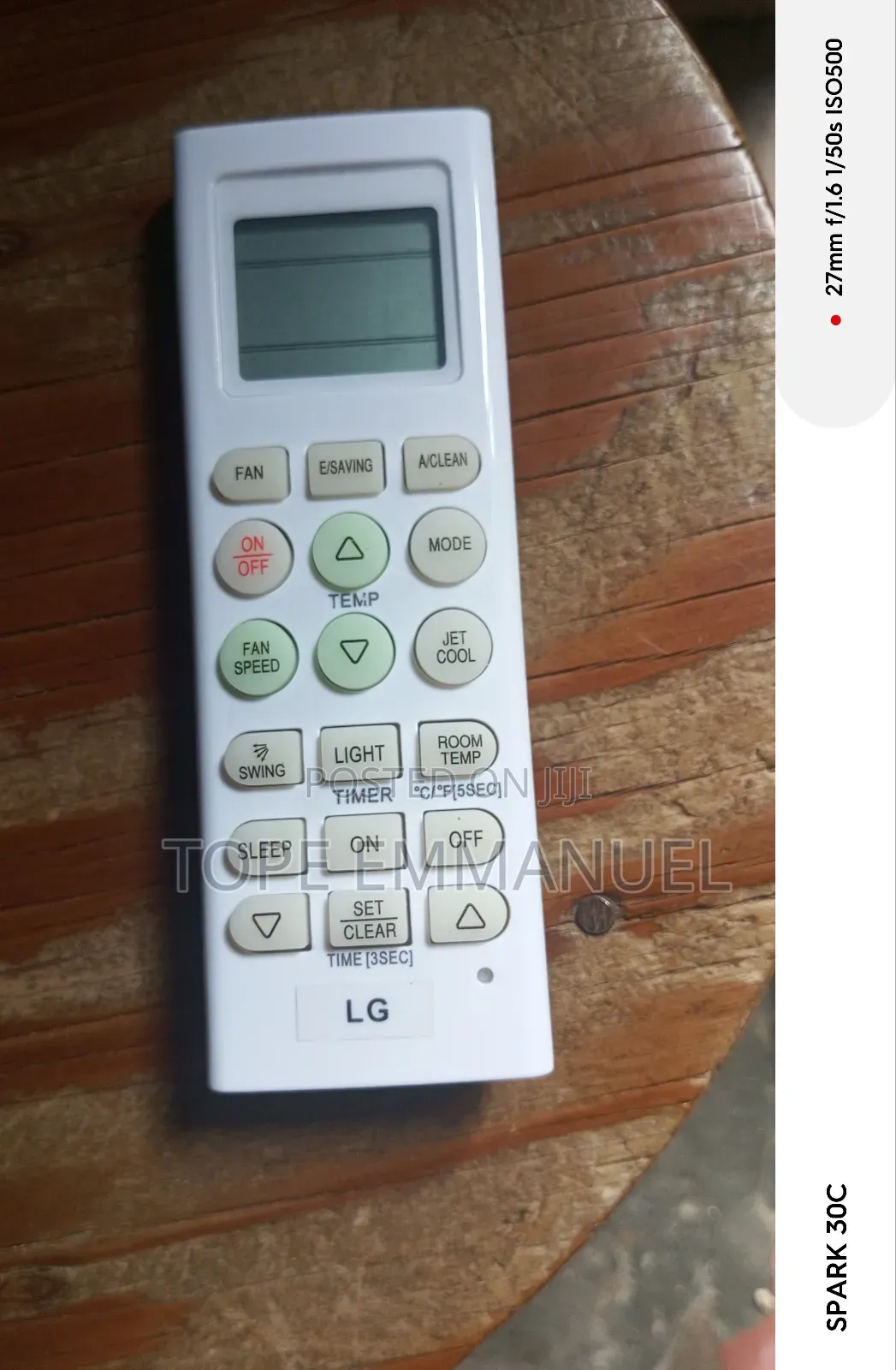 Lg Mosquito Split Ac Remote Control