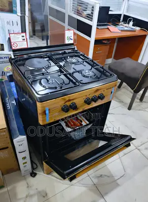 Maxi Wood-Finish Gas Cooker 60cm 3+1