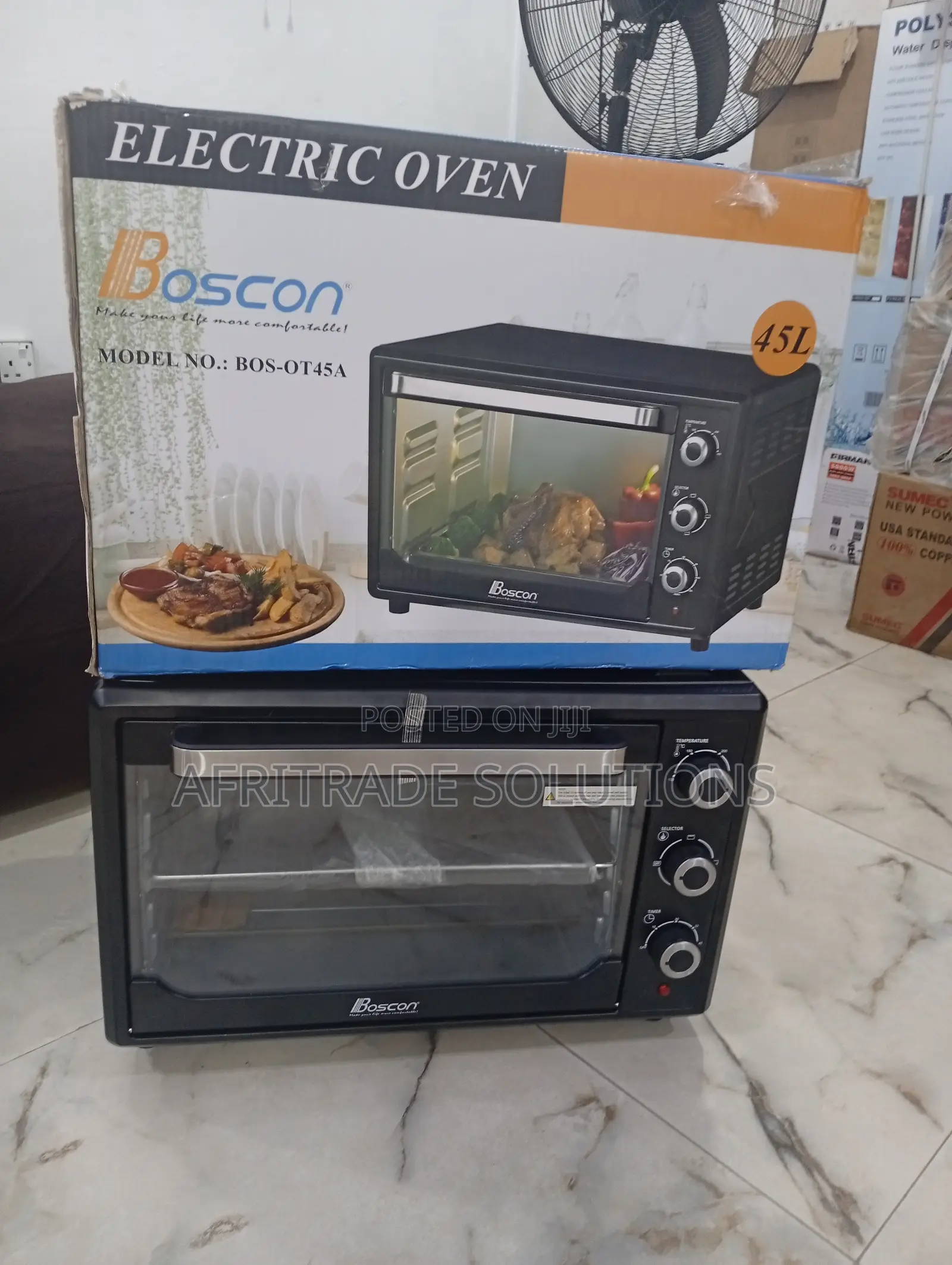 Boscon 45l Electric Oven With Easy Clean Interior