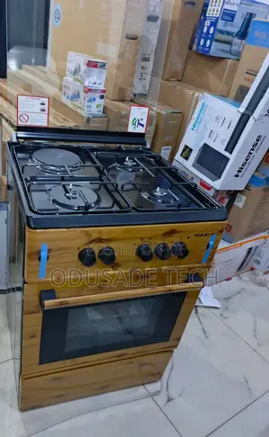 Maxi Classic Wood Look Gas Cooker 60x60 3+1