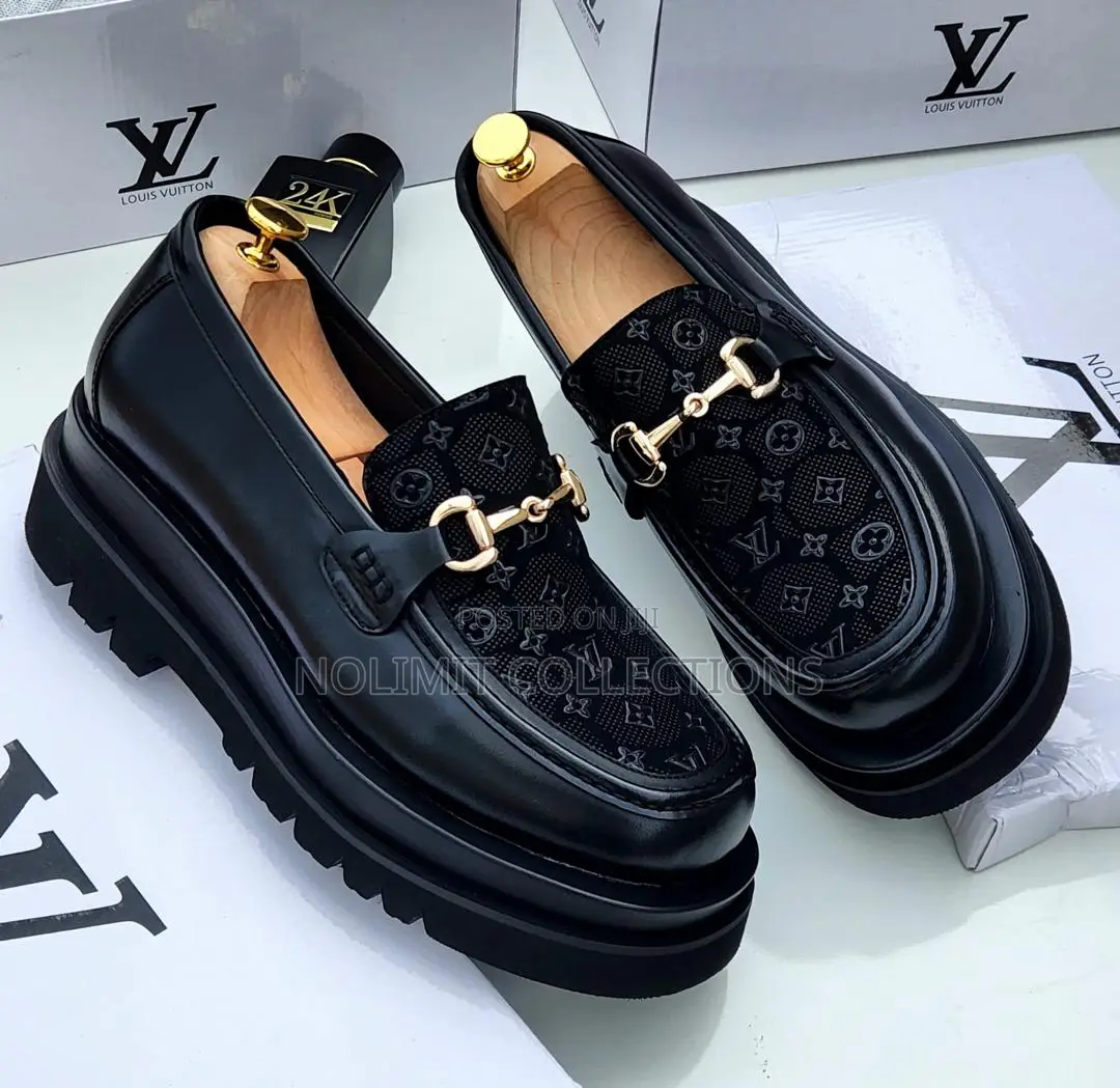 Double Sole Louis Vuitton Leather Loafers