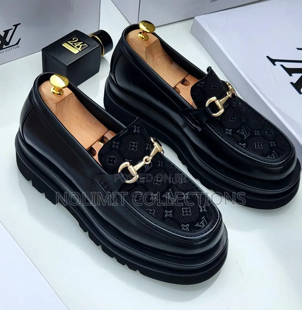 Double Sole Louis Vuitton Leather Loafers