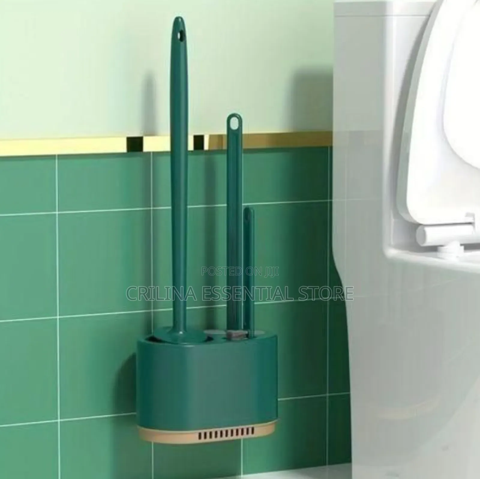 3-in-1 Toilet Brush Set