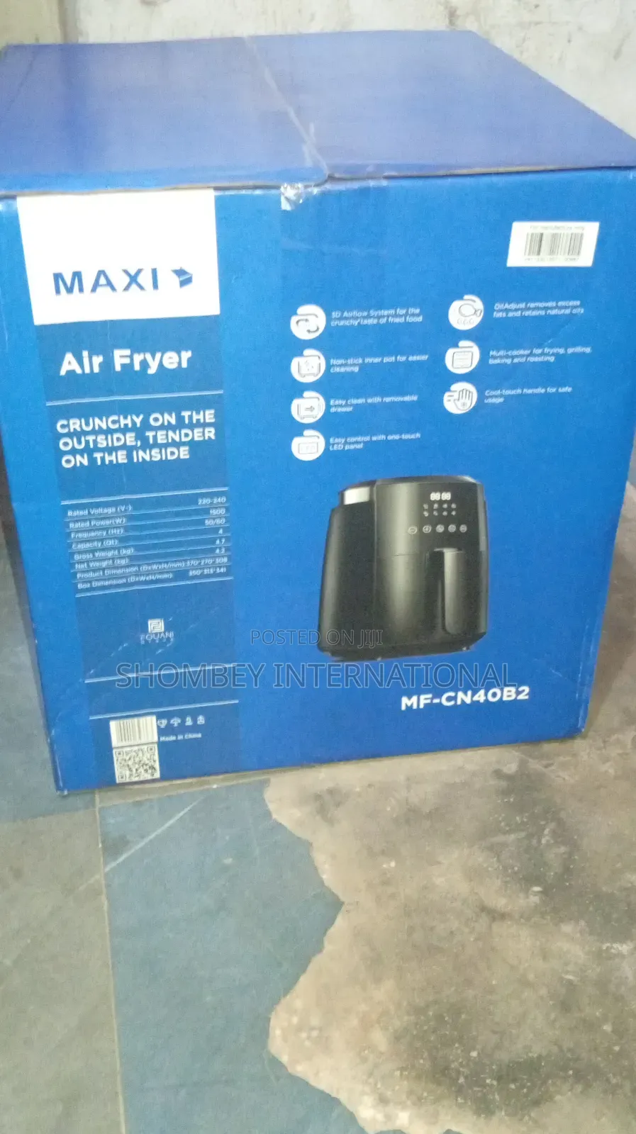 Maxi 4l Led Display Air Fryer