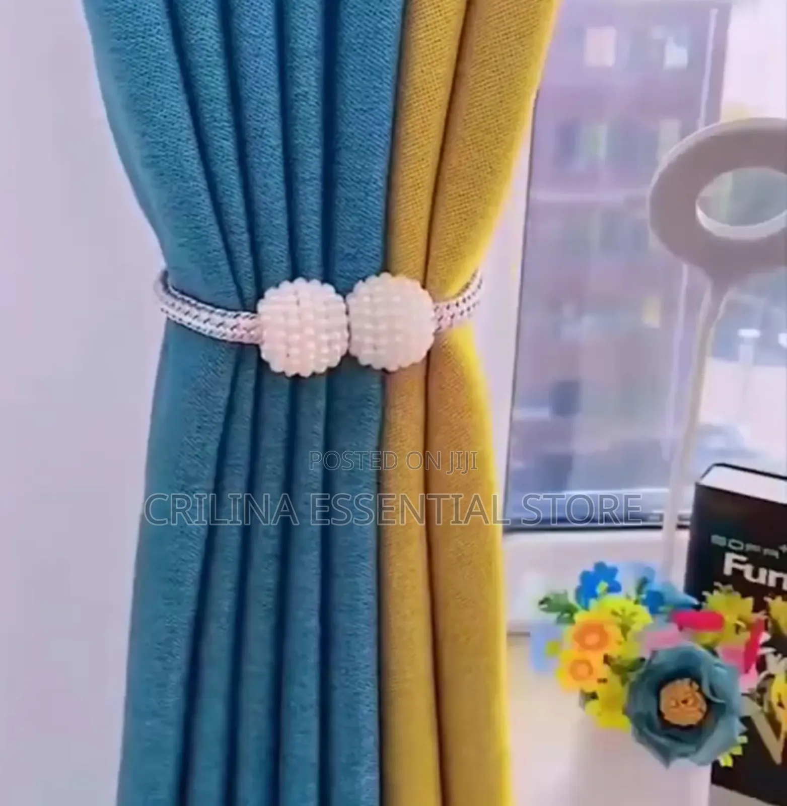 2pcs Magnetic Window Curtain Tie