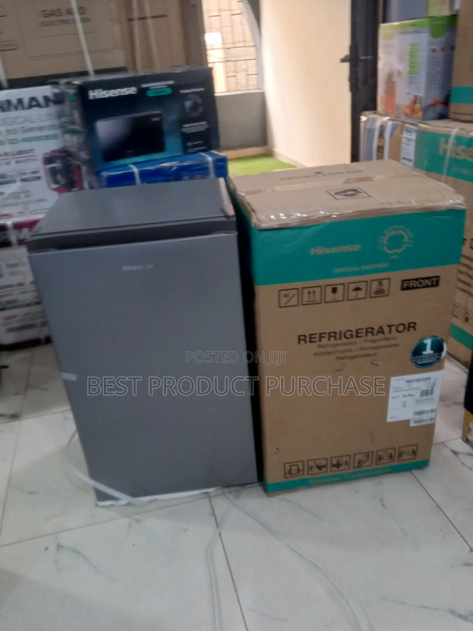 Factory Fresh Hisense 93dr 90 Liters Single Door Fridge – Silver