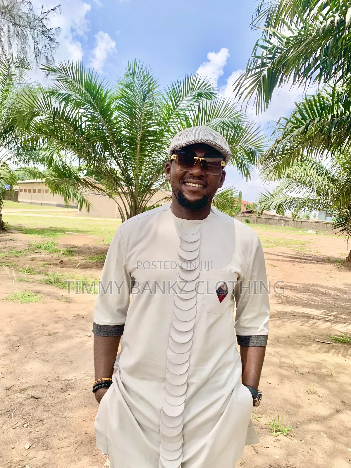 Classic Men's Silver Kaftan/Senatorial Wear