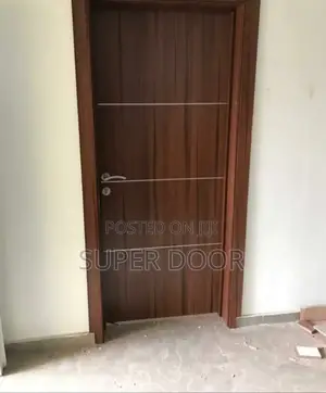 Strong HDF Door With Complete Frame Only