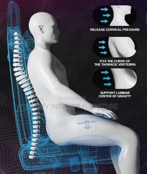 Ergonomic Gaming Chair With Footrest