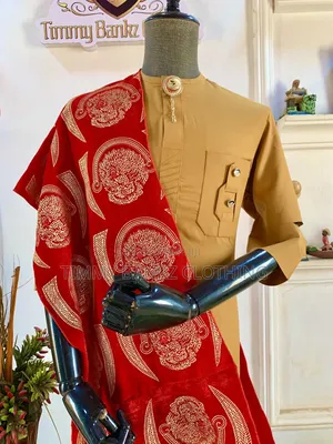 Classic Golden Yellow Men's Kaftan/Senatorial Wear