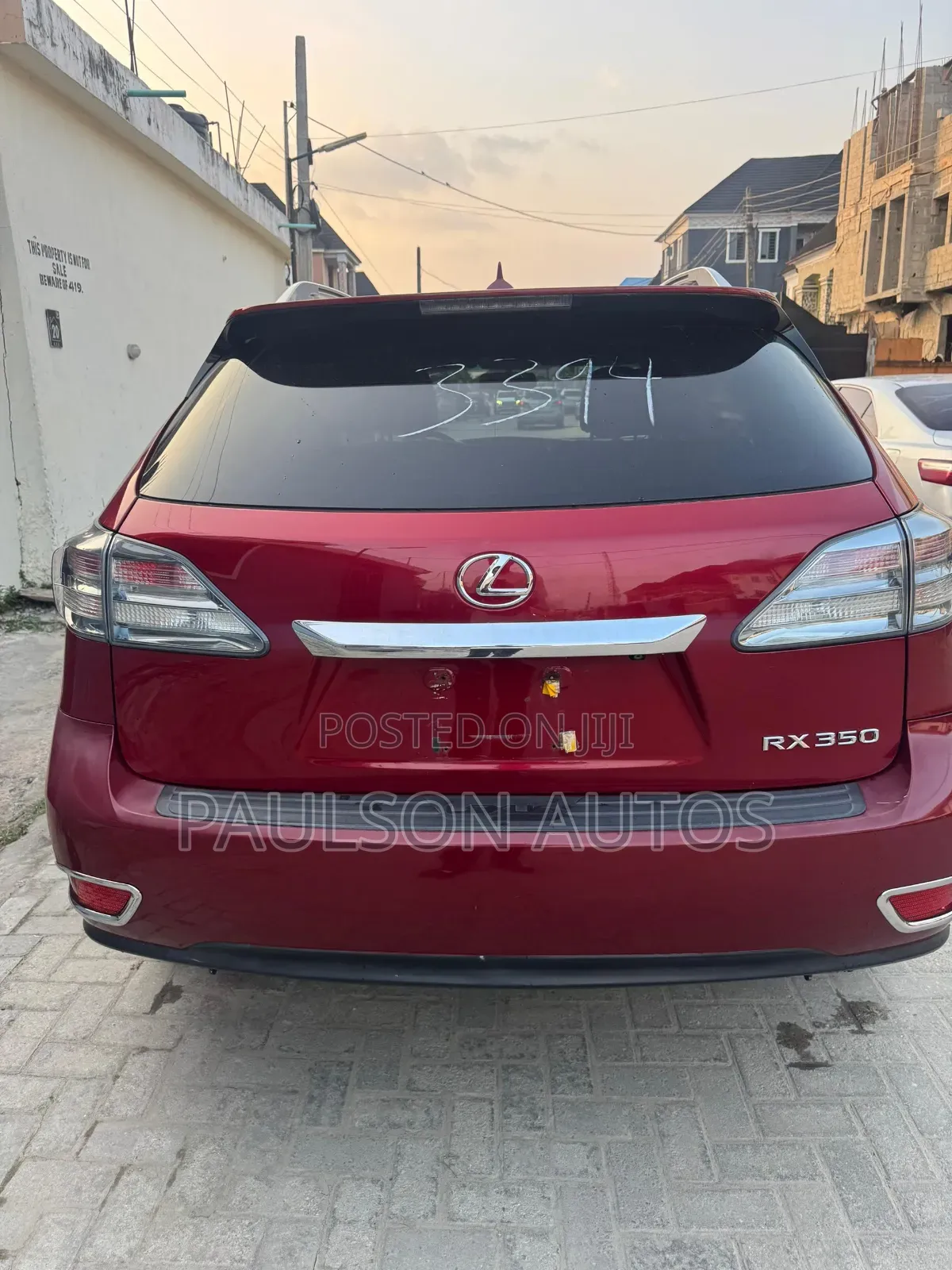 Red Lexus Rx 350 Rear Lexus RX 350 AWD 2012 Red in Amuwo-Odofin - Cars, Paulson Autos | Jiji.ng