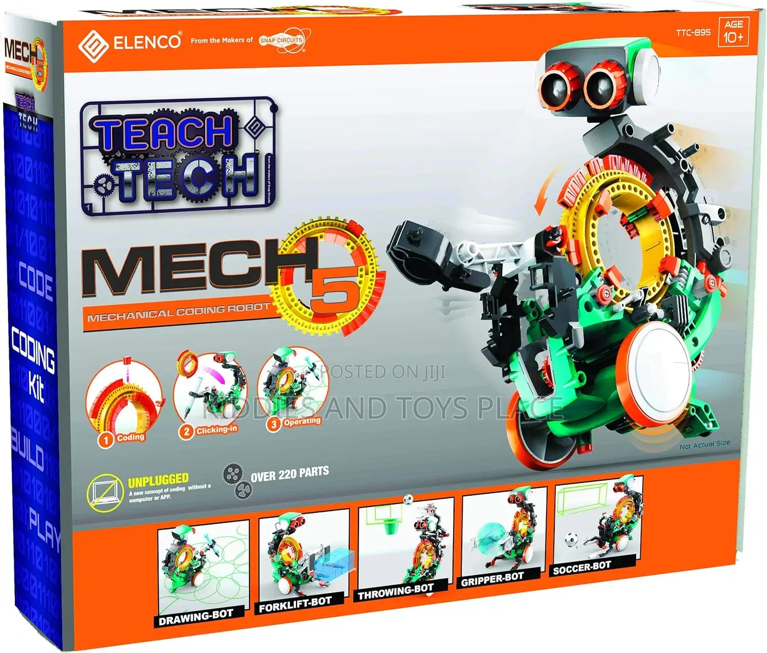 Teach Tech Mech 5 Mechanical Coding Robot