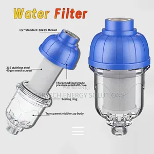 1/2" Reusable Water Filter Stainless Steel Mesh Screen 40μm Filtration