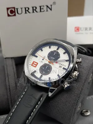 Curren Chronograph Quality - Leather - Watches
