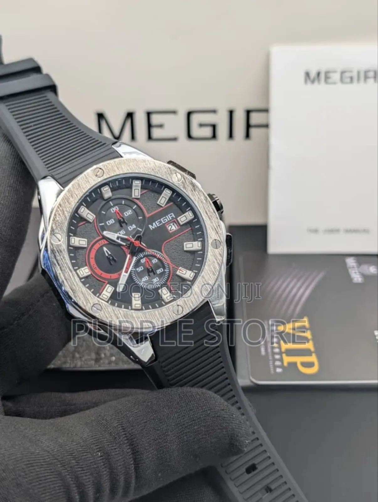 Megir Solid Quality Fully Packaged Functional - Chronograph