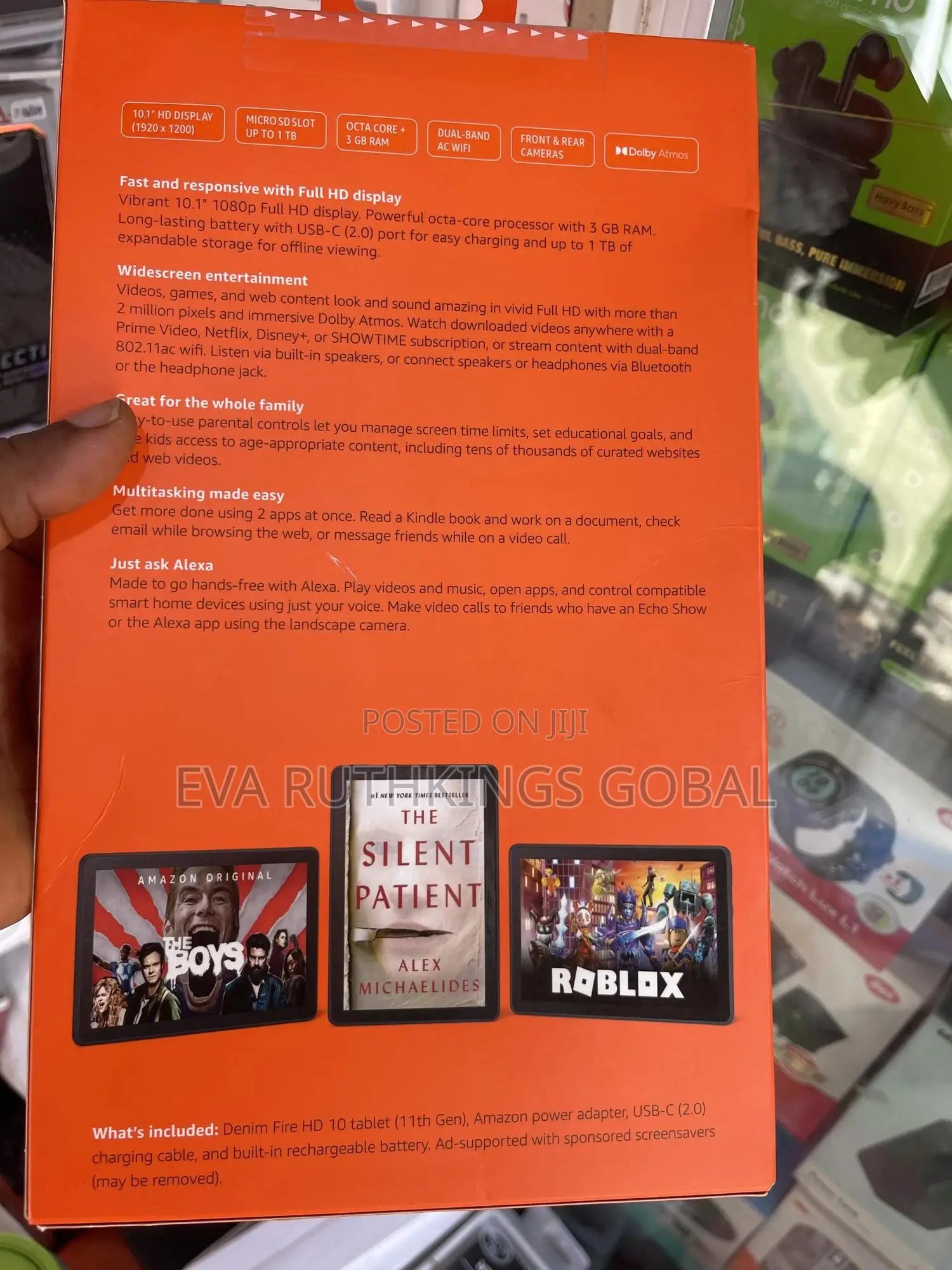 New Amazon Fire HD 10 32 GB Black