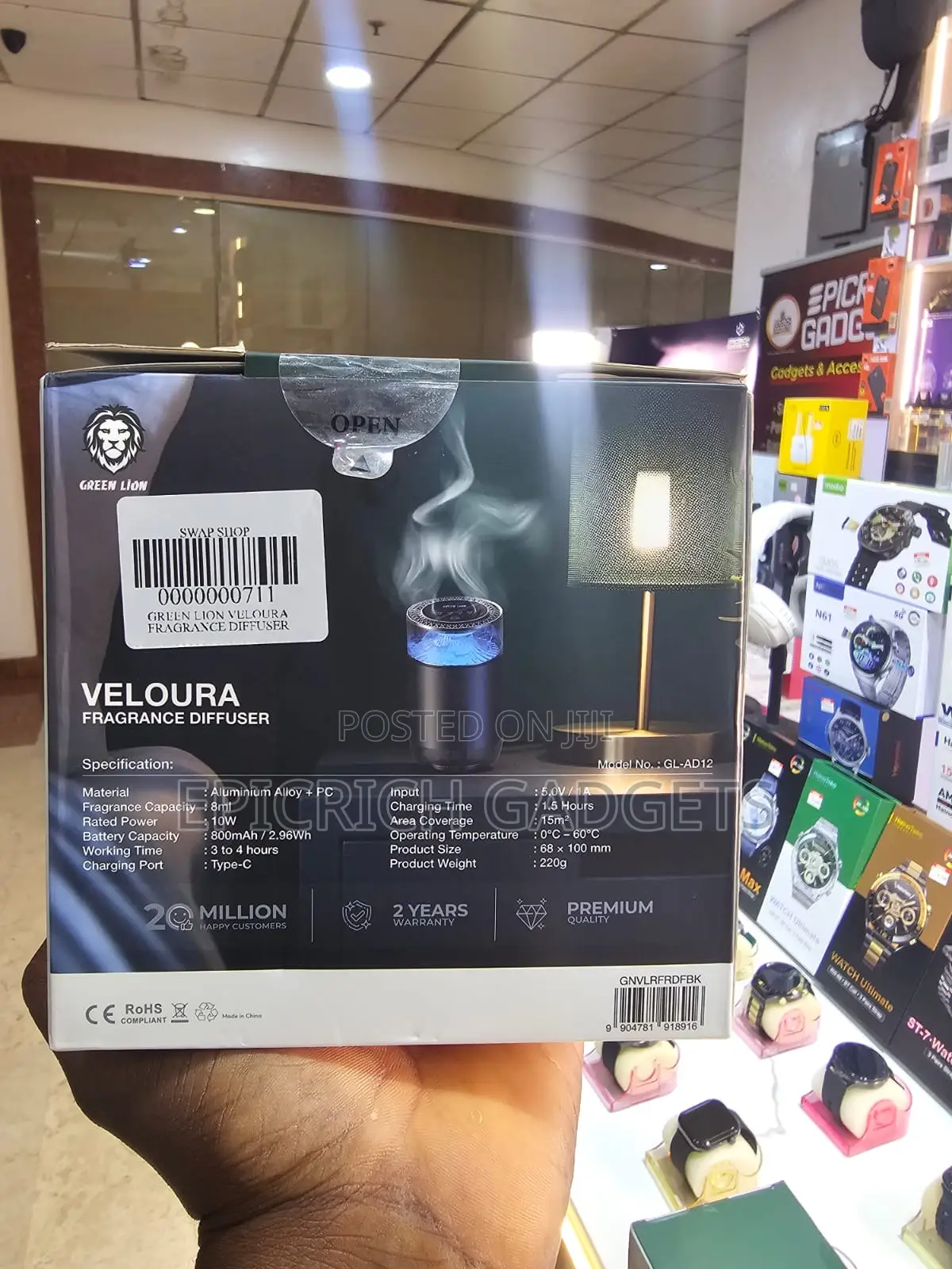 Green Lion Waterless Aroma Diffuser