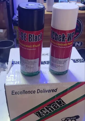 Zchek-9e Black Fluorescent Fluid Zchek-Wp White Contrast Paint.
