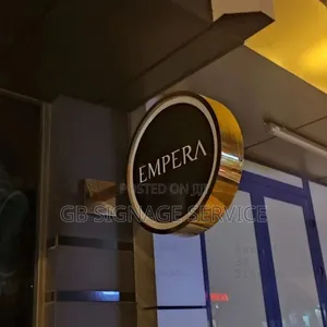 Cantilever Wall Signage