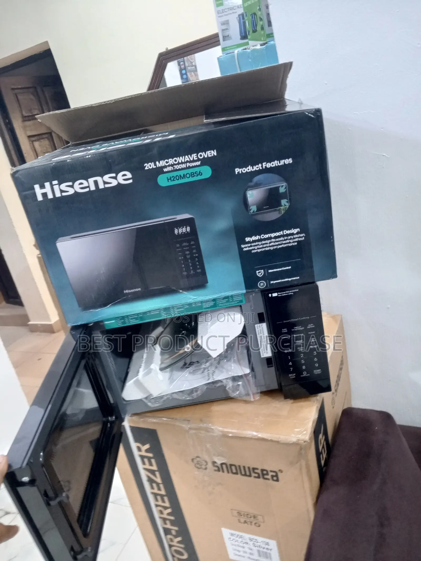 Hisense 20l Manual Digital Microwave - Black, Child Safety Lock