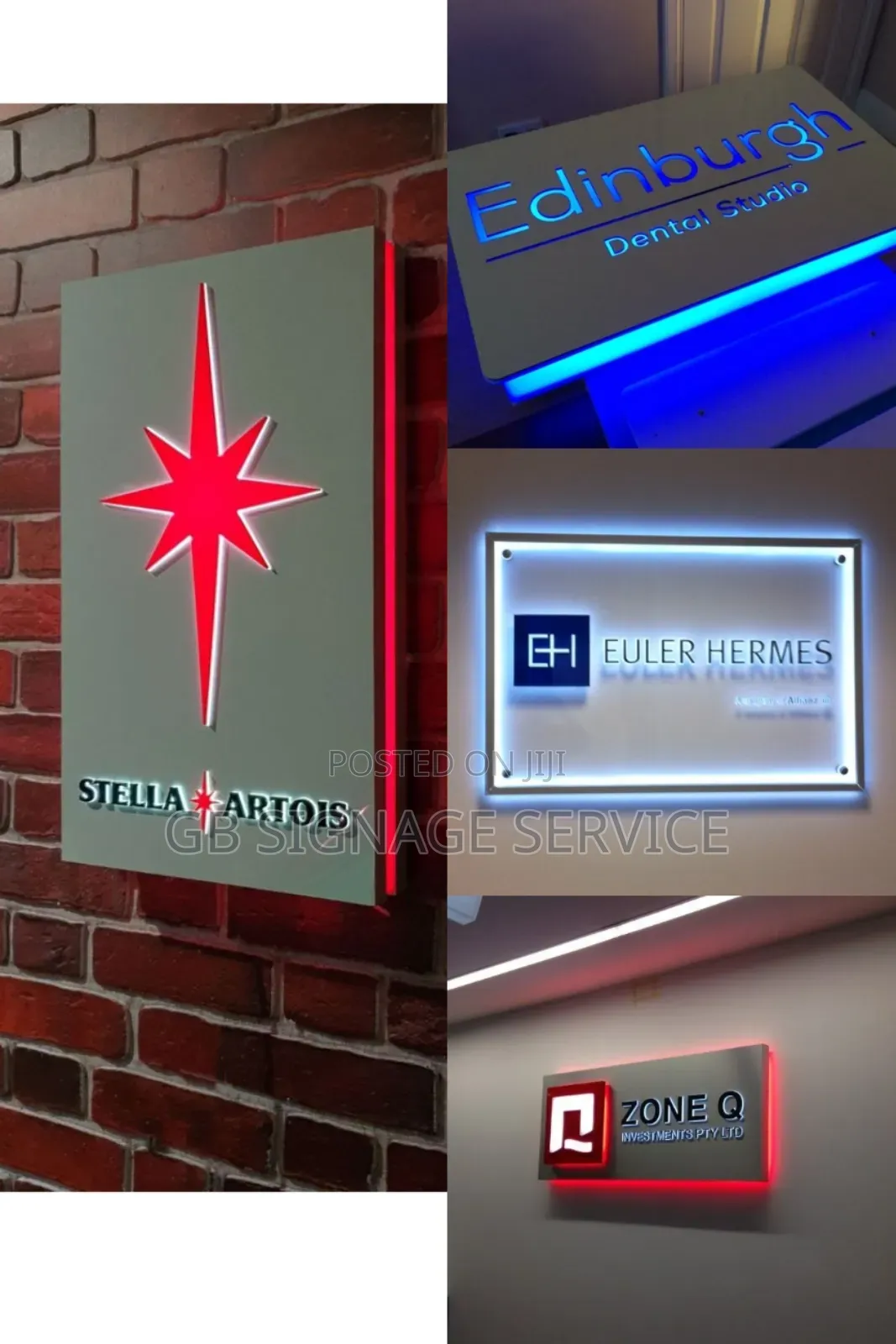 Back Lite Indoor Sign