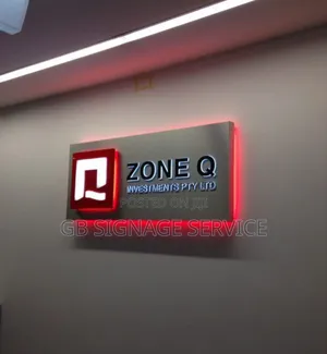 Back Lite Indoor Sign