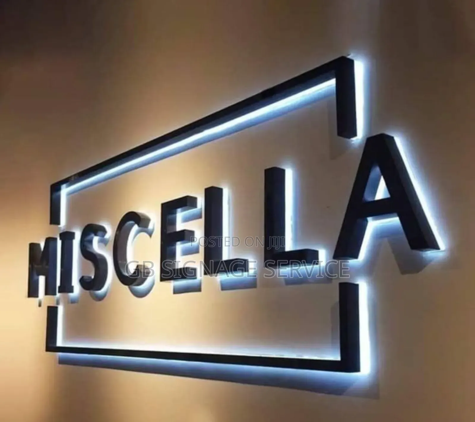 Back Lite Indoor Sign
