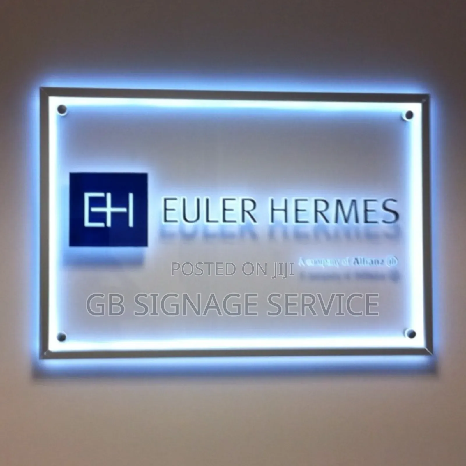 Back Lite Indoor Sign