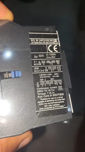 Contactor for Electrical/ Mechanical Purposes Get From Powerline