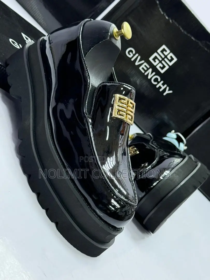 Givenchy Double Sole Patent Leather Loafers