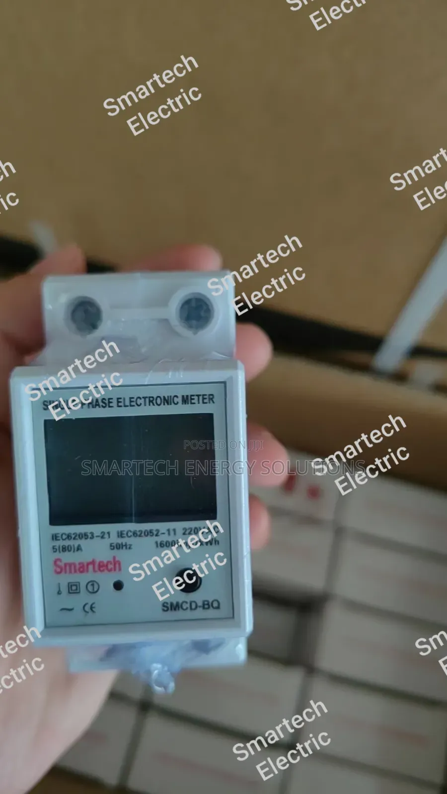 Smartech Digital Energy Check Meter 220v 5(80)A Dual Display Backlight
