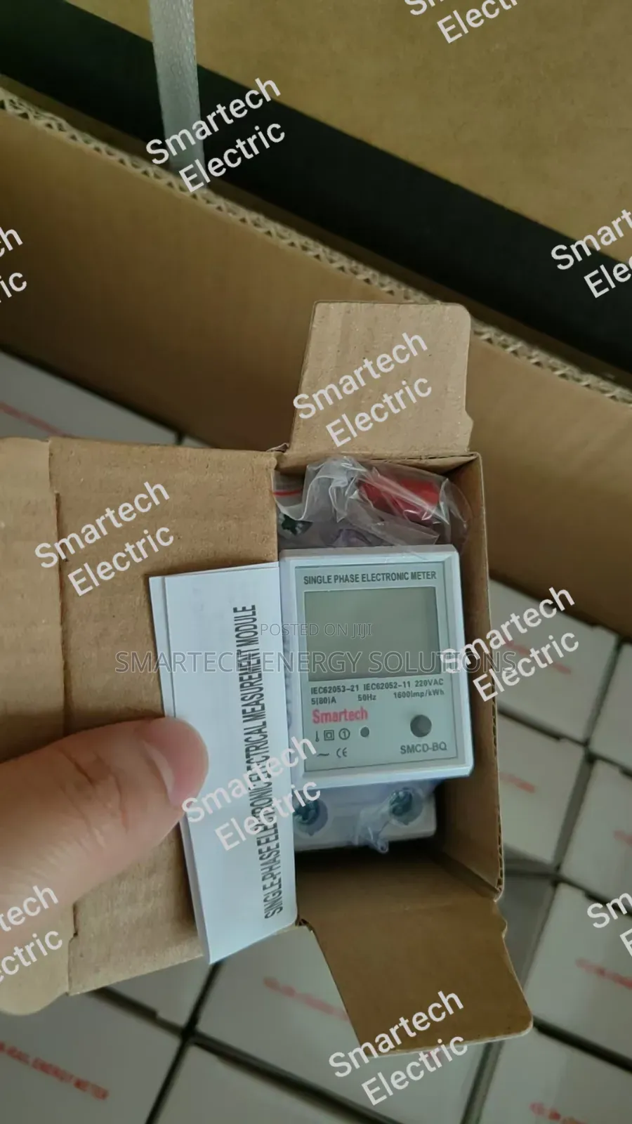 Smartech Digital Energy Check Meter 220v 5(80)A Dual Display Backlight