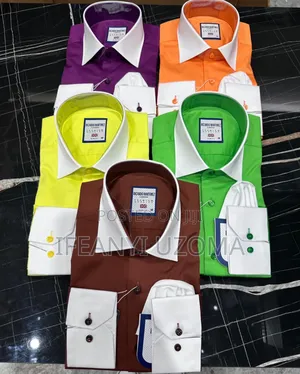 High Quality White Collar Corporate Shirt
