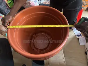 Biggest/Xl Brown Durable Flower Vase/Pot