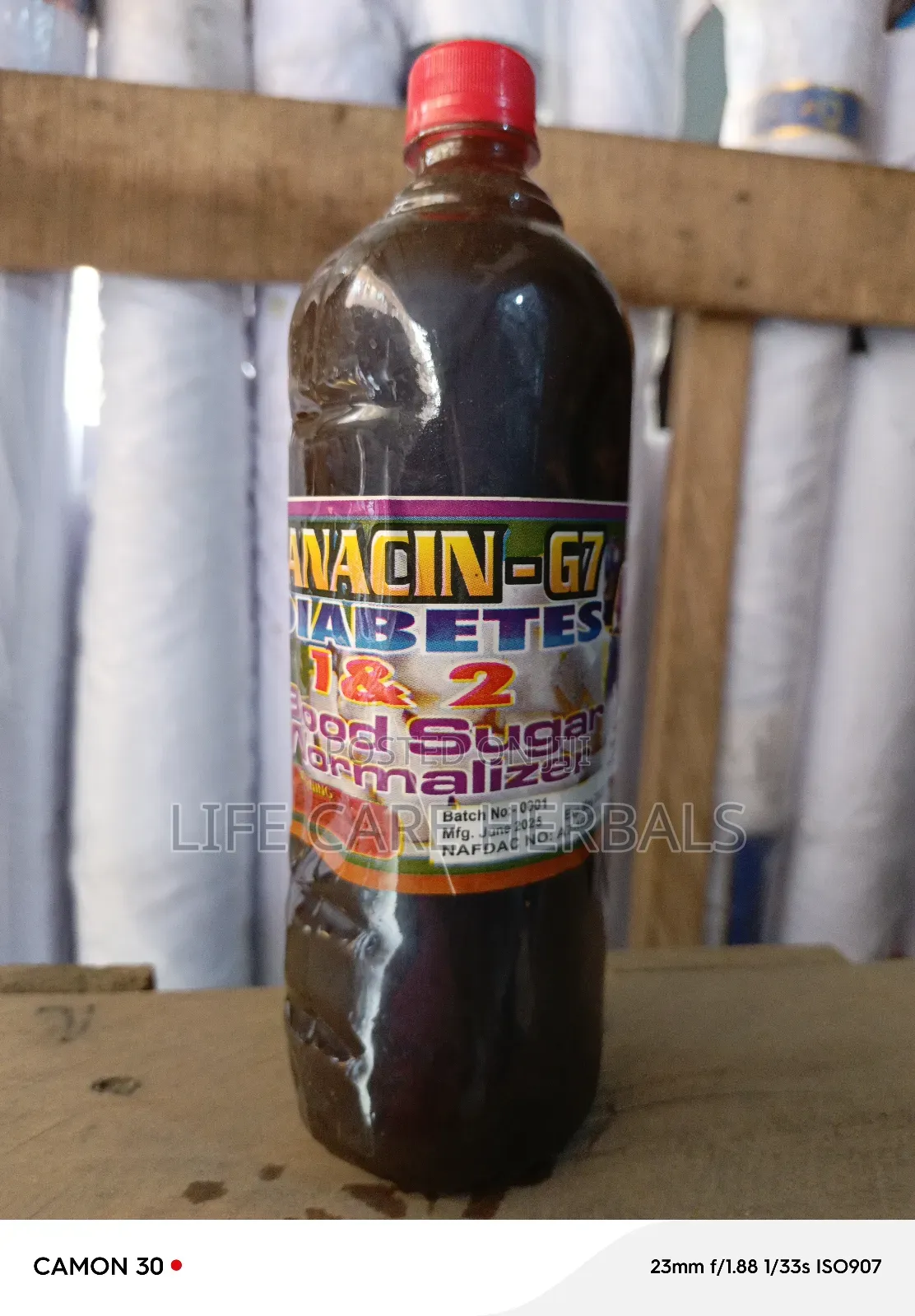 Blood Sugar Normalized Herbal Solution Ghanacin