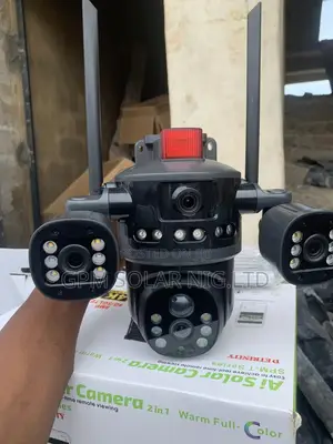 Solar CCTV Camera 3 Lence With